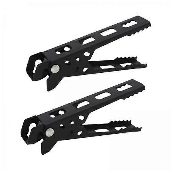 6 × 2 قطعة وعاء القابض التخييم وعاء عموم القابض سبائك الألومنيوم المضادة للحروق عموم