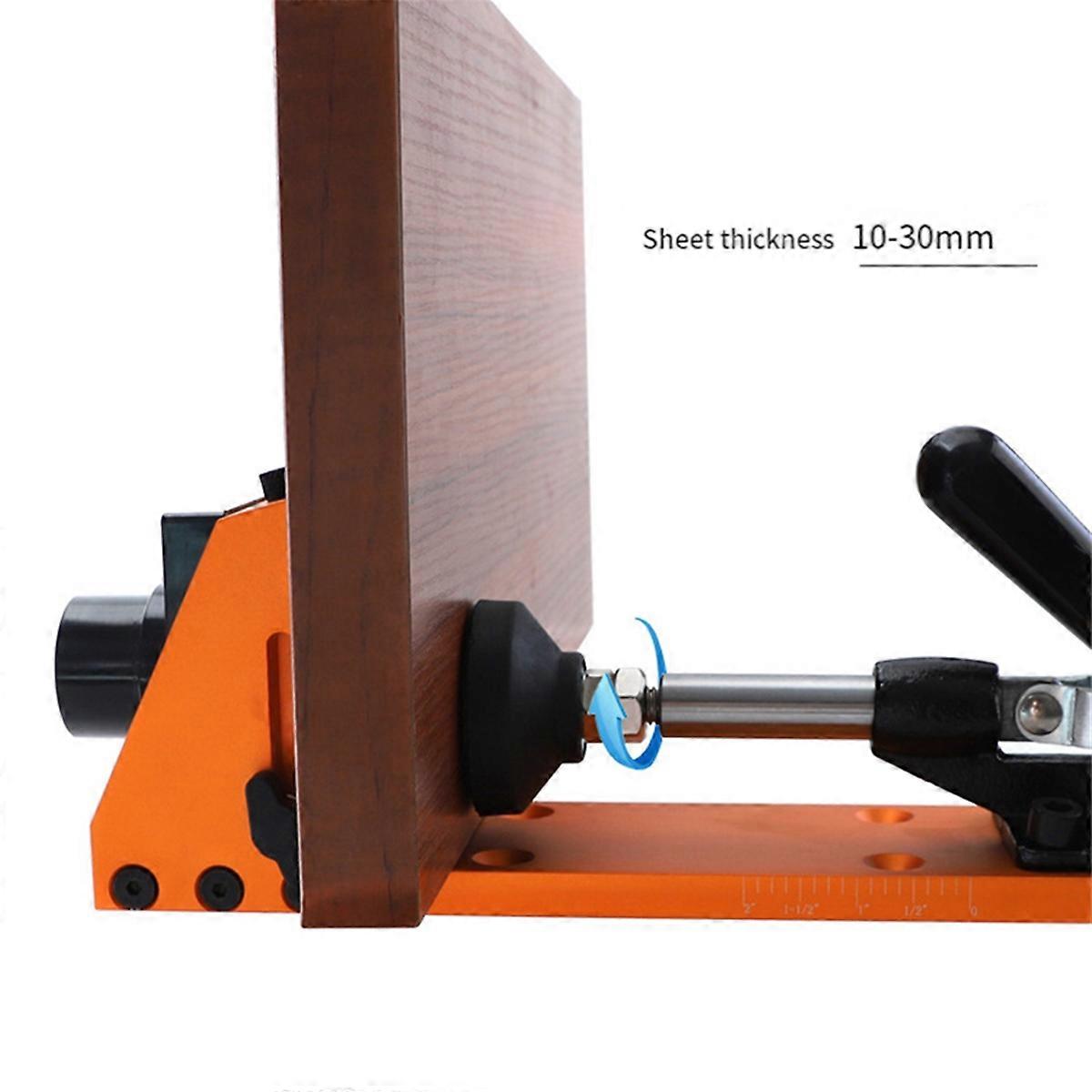 Woodworking Bevel Hole Tool 9.5mm Aluminum Alloy with Base Option B