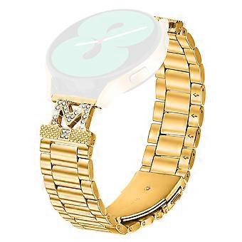 For Verizon GizmoWatch 2 Klokkerem Rhinestones Dekor 3-perler rustfritt stål Band
