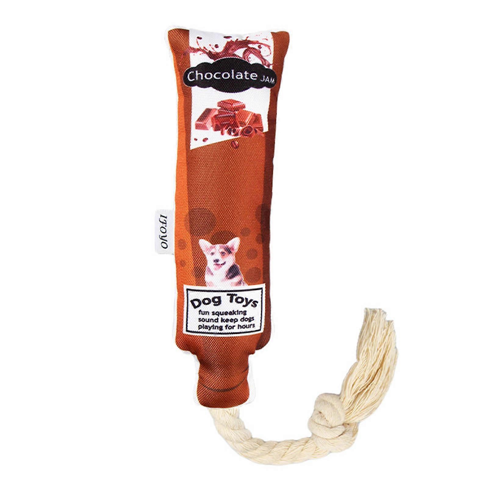 Dog Chew Toys for Puppy Dog Toys for Aggressive Chewers Interactive Stuffed Dog Tug of War Interesting Toys for Boredom