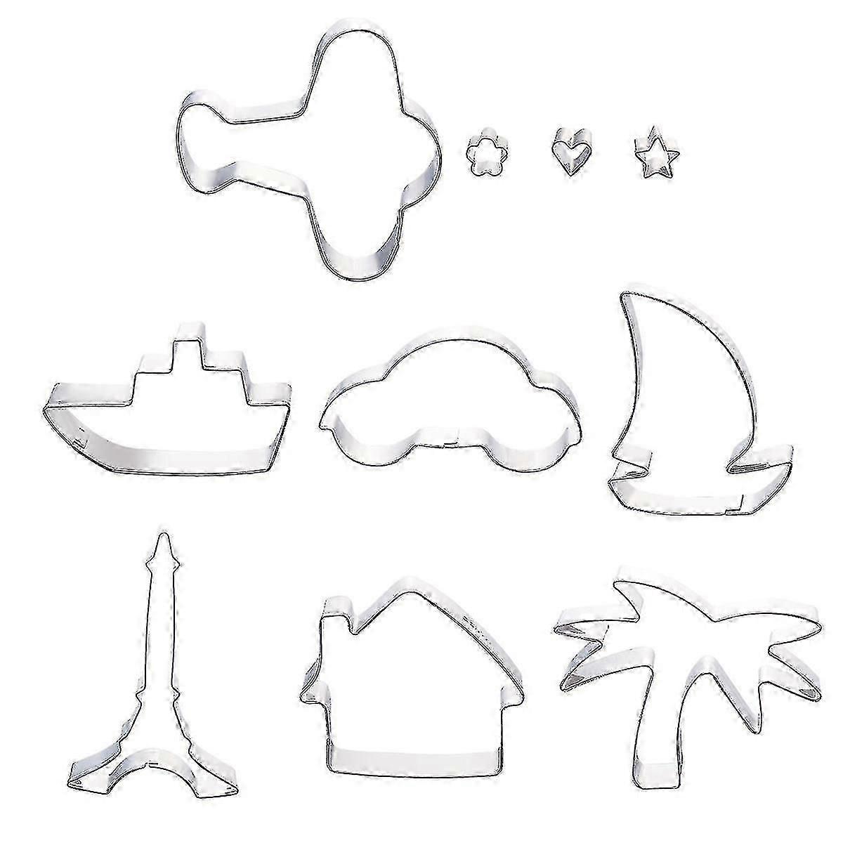 Cookie Cutters Kit Stainless Steel Cake Molds