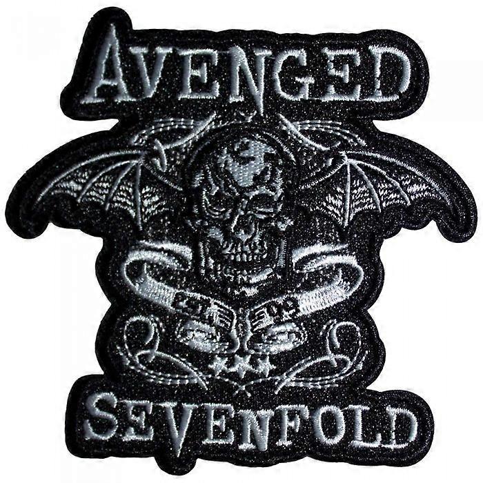 Avenged Sevenfold Deathbat Banner Cut Out Iron On Patch