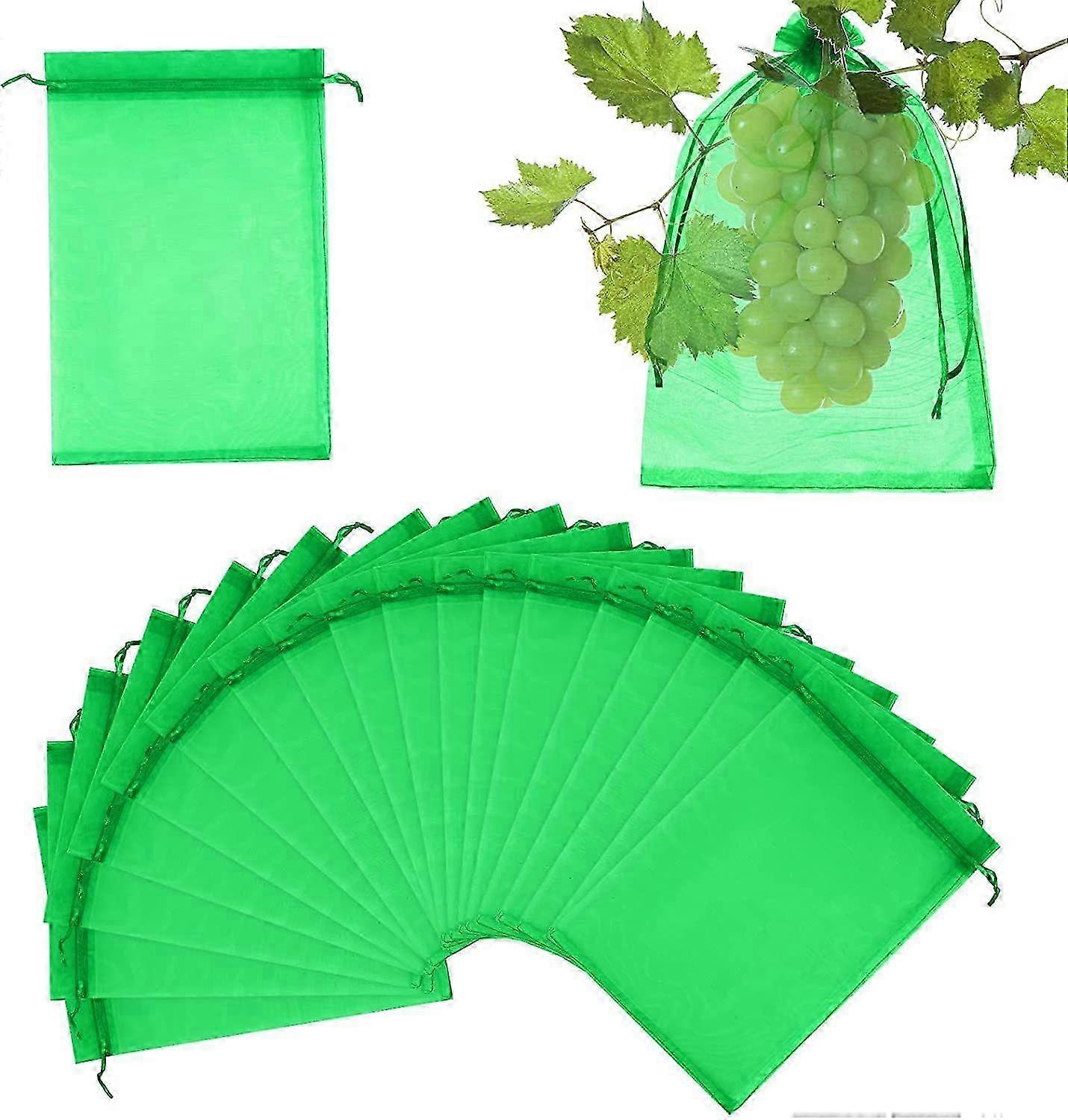 2025 Reusable Fruit Netting, Gift Organza Bags With Drawstring, Breathable And Durable Garden Netting Mesh Bags, Protect Your Garden From Pests, Ideal