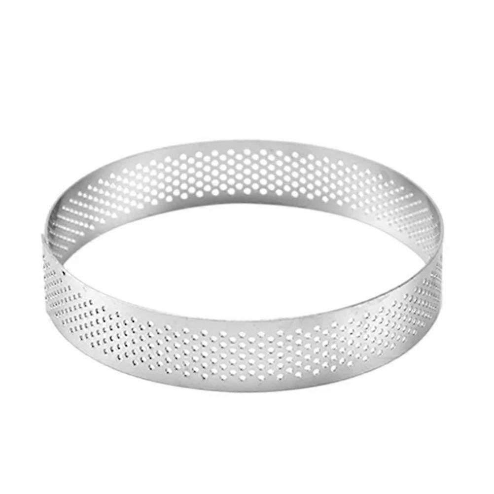 Perforated Stainless Steel Cake Ring Mold for Mousse, Baking, Cookies, Candy, and Jelly – Easy Demould, Easy Clean, Ideal for Home and Bakery Use