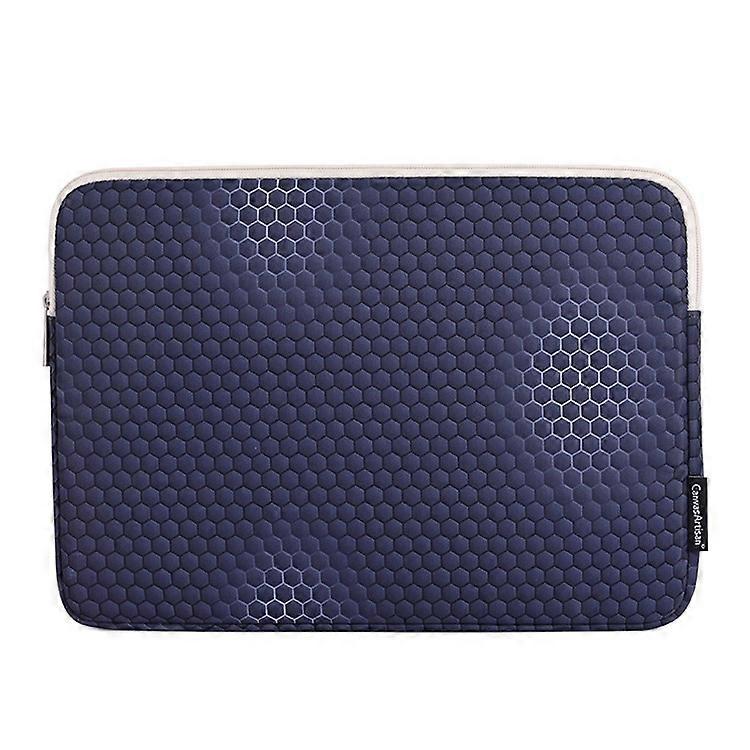 CANVASARTISAN H48-01 Laptop Sleeve Scratch-resistant Honeycomb Pattern Notebook Carrying Bag