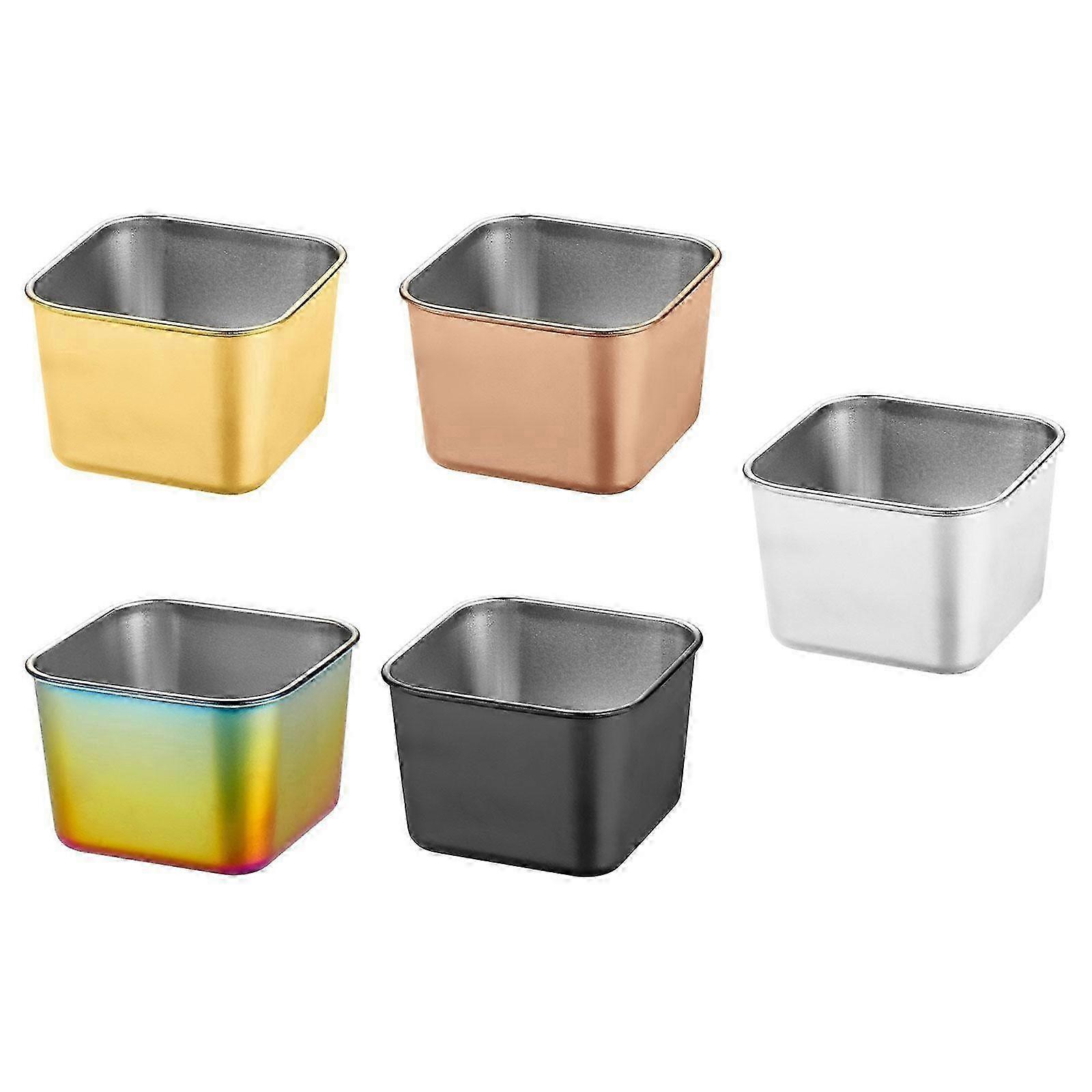 Set of 5 Versatile Ramekin Bowls for Sauces, Dipping, and Condiments, Perfect for Home Use and Entertaining