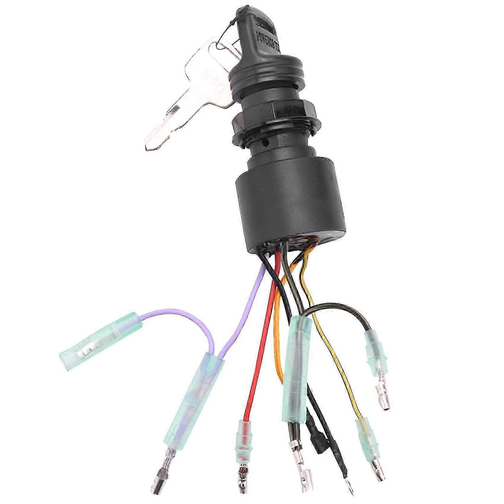 Ignition Key Switch for Mercury Outboard Motors 3-Position Off/Run/Start Boat Motor 87-17009A5