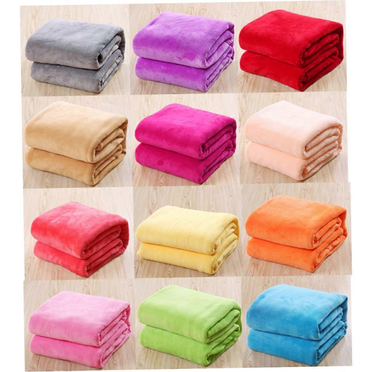 Fleece blanket warm, cuddly throw blankets Plush for children faux wool fluffy