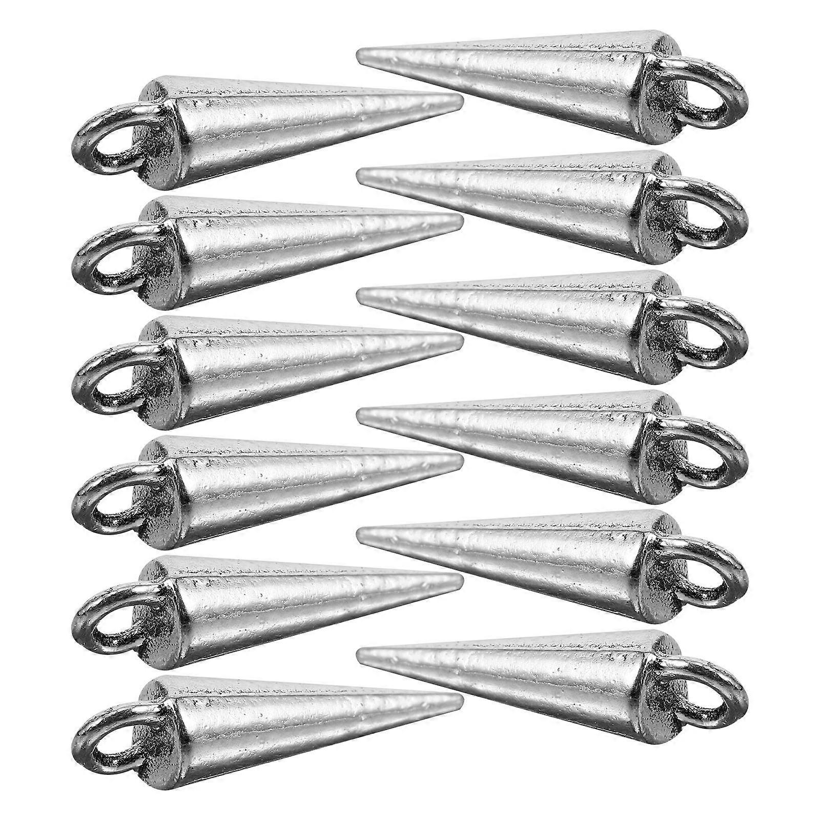 20PCS Zinc Alloy Cone Charms for Jewelry Making, Keychains, Bags, Necklaces & DIY Charm Bracelet Projects – Bulk Craft Accessories