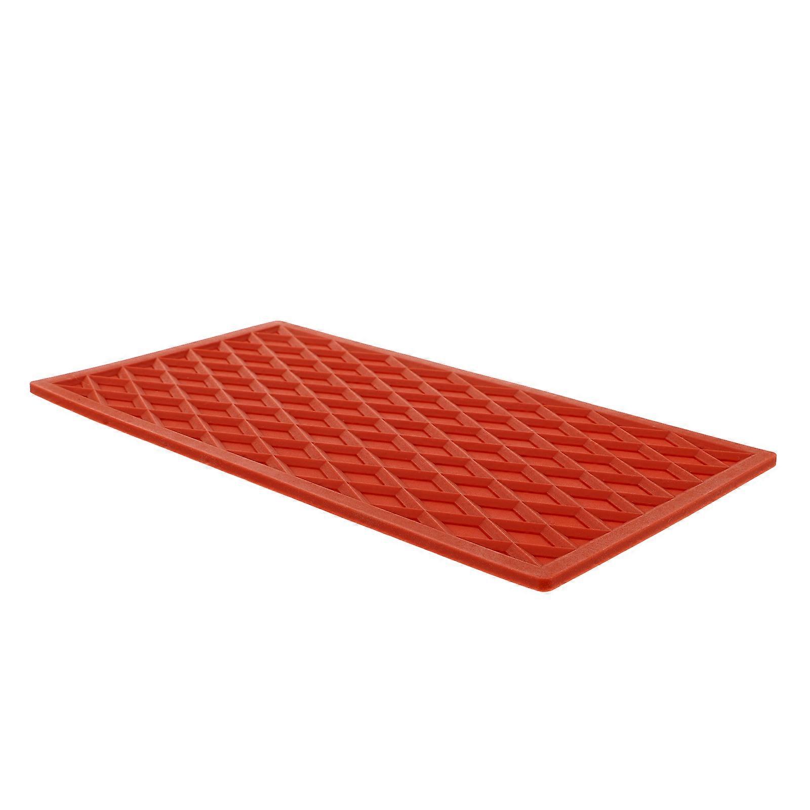 Heat Resistant Silicone Ironing Board Cover Pad for Protection, Lightweight Washable Rest Mat for Home and Travel Use