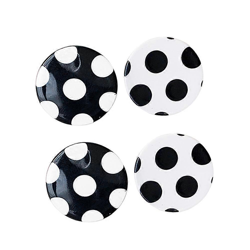 Round Earbobs with Trendy Accents, Versatile for Shopping or Work Environments