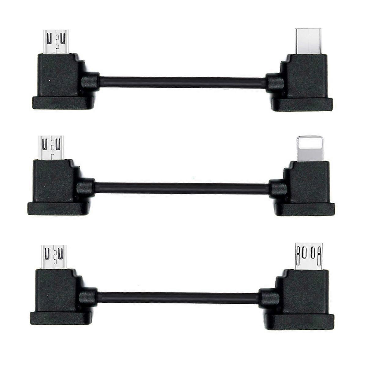 H6F U2-041 3Pcs Set for DJI Mavic Pro Mavic Pro Platinum Remote Z3r Controller Data Cable Type-C Mic