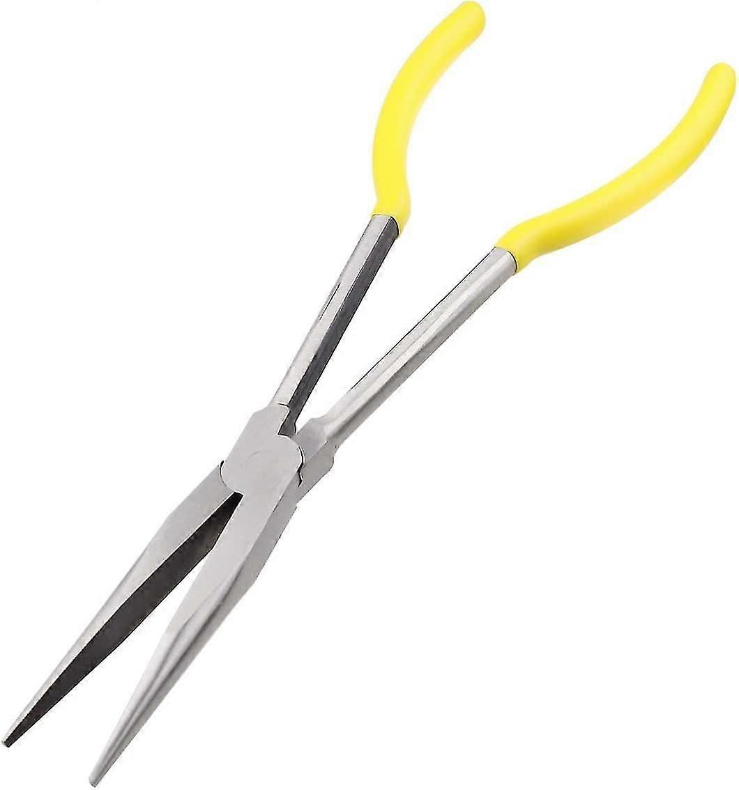 Pliers And Nippers 11 Inch/28 Cm Long Nose Pliers | Designed For Mechanics, Technicians And Contractors | Working With Delicate Or Hard To Reach Parts