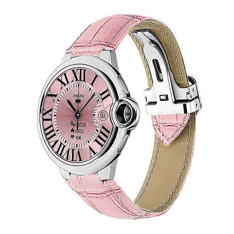 Smart watch, 1.32-inch high-definition large screen, IP67 waterproof, Pink