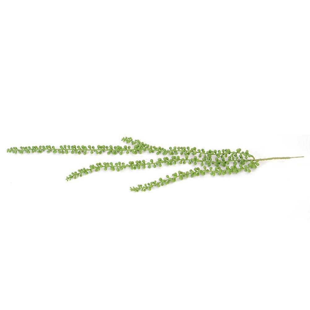 Fake Plants Vines String of Pearls Shape Tropical Island Garden Enhancement Indoor and Outdoor Decoration 27.6X3.9X0.4in Rattan 1Pack