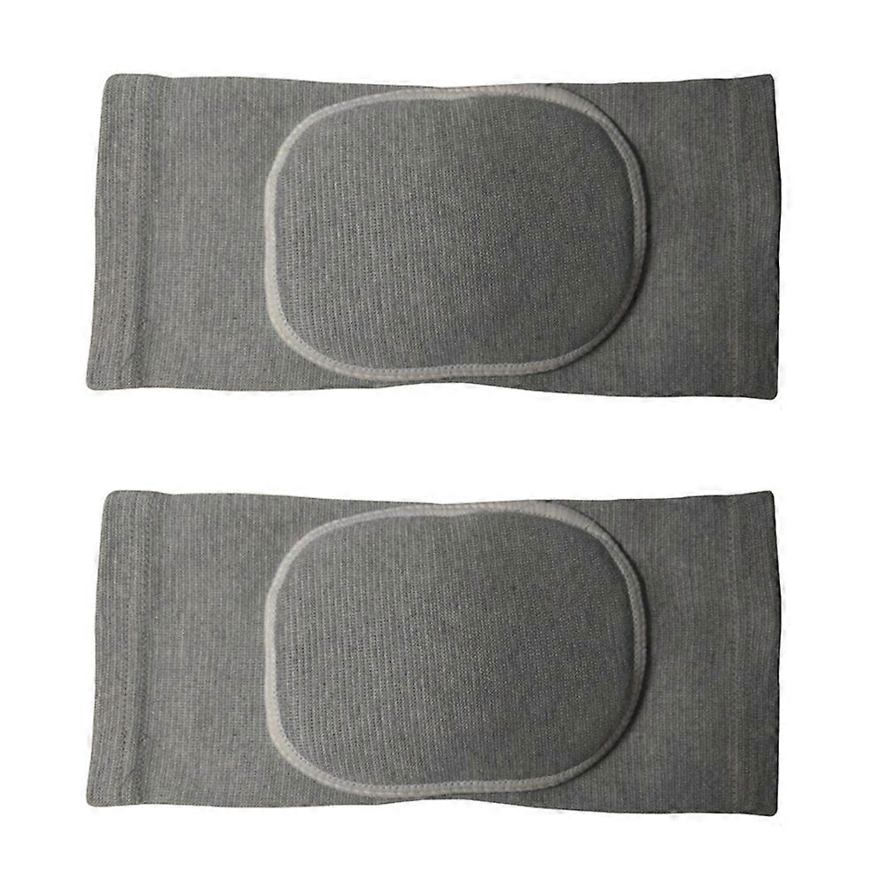 Grey Elbow Support Sleeve for Protection with Quality Sponge and Breathable Design Fits Any Size