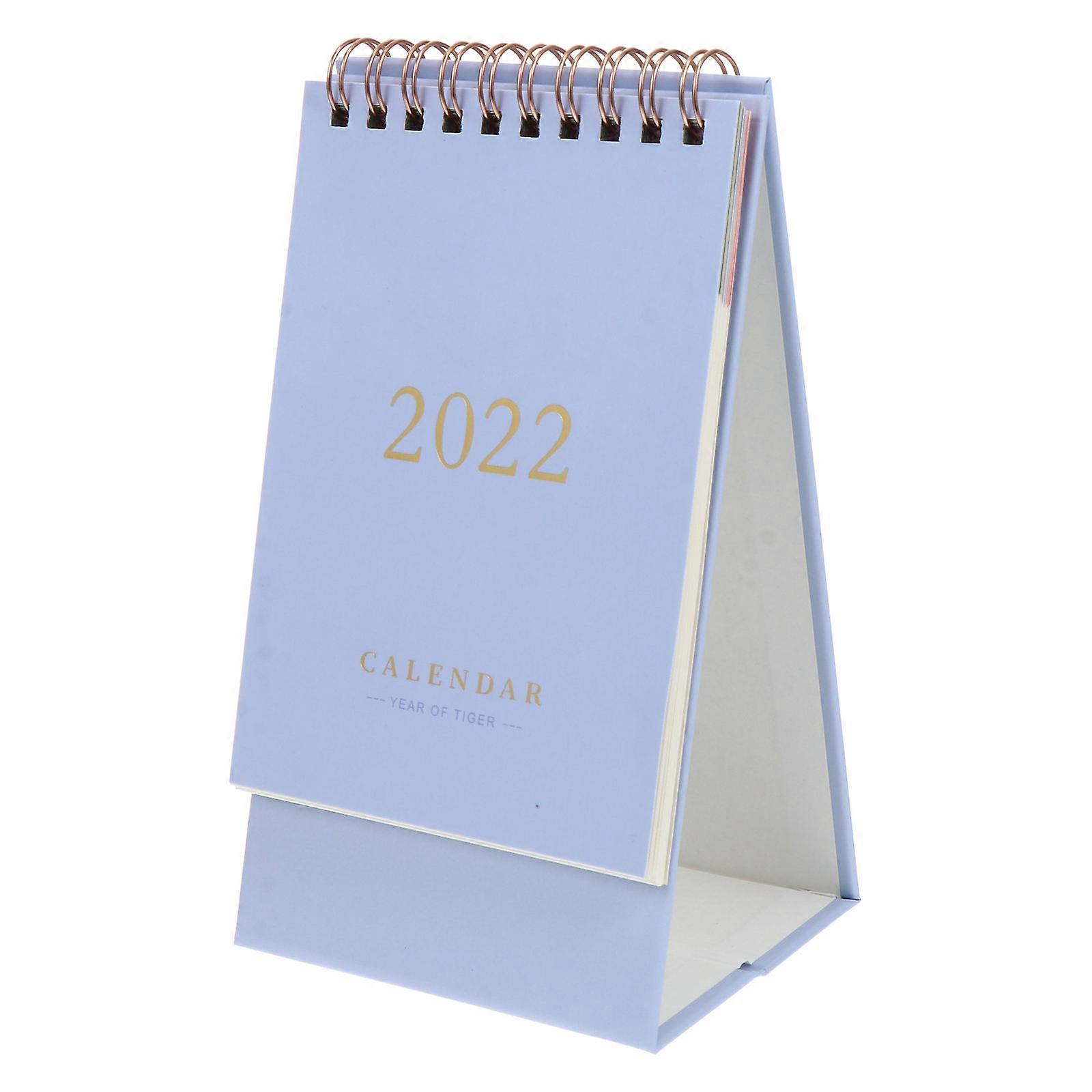 Table Calendar Desk Calendar Simple and Fresh .5X9.5CM Time Checking 1Set