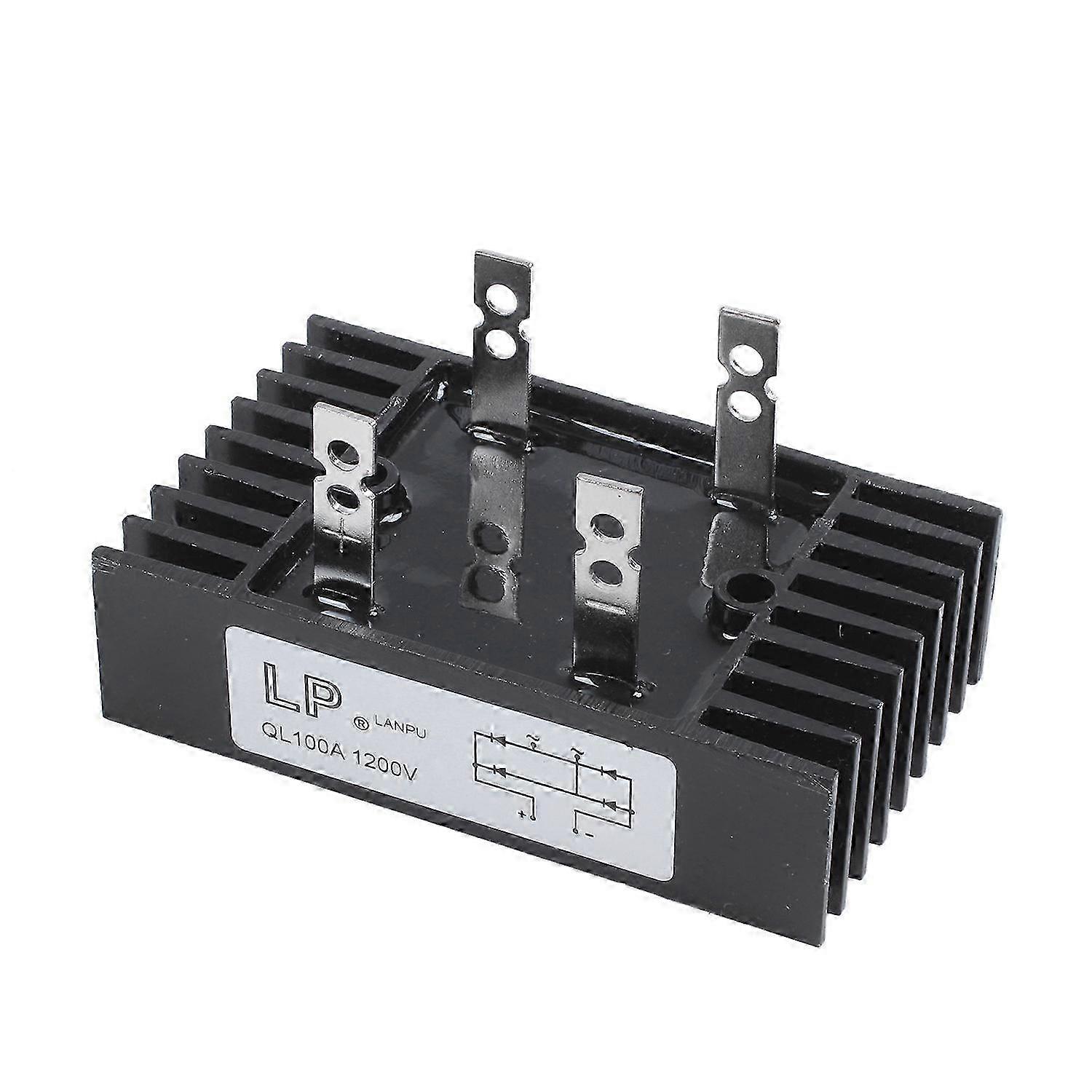 100Amp 1200Volts 4 ακίδες 1 φάσης Διοδική γέφυρα ανορθωτής τύπου QL100