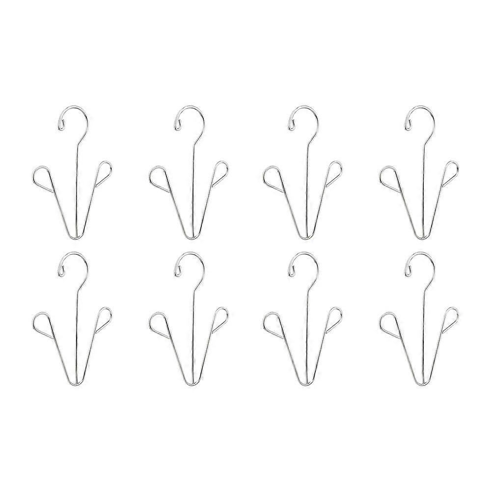 Here's a polished and professional product description based on the title you provided:
**8pcs Stainless Steel Shoes Drying Rack Hanger – For