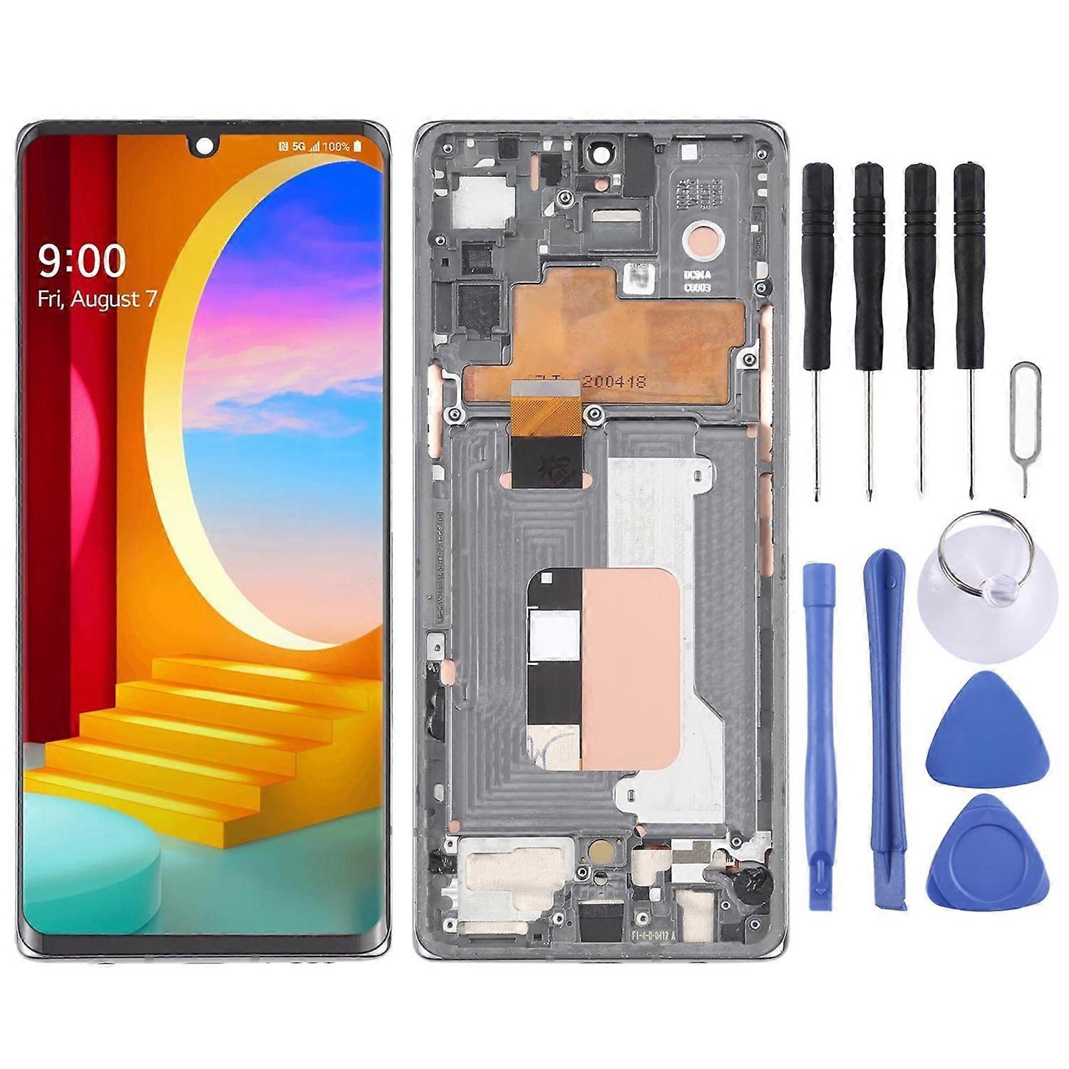 For LG Velvet 5G US Version COMPATIBLE LCD Screen with Frame