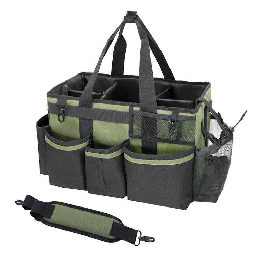 Cleaning Tools Organizer with Handle Shoulder Straps for Housekeepers, Sink Car Cleaning Tool Organ