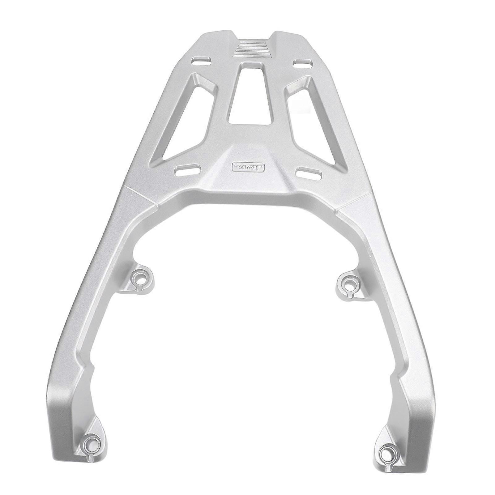 Motorcycle Rear Luggage Rack Aluminum Alloy Practical Storage Rack Replacement for SYM Husky ADV 150 2023-2024 Silver