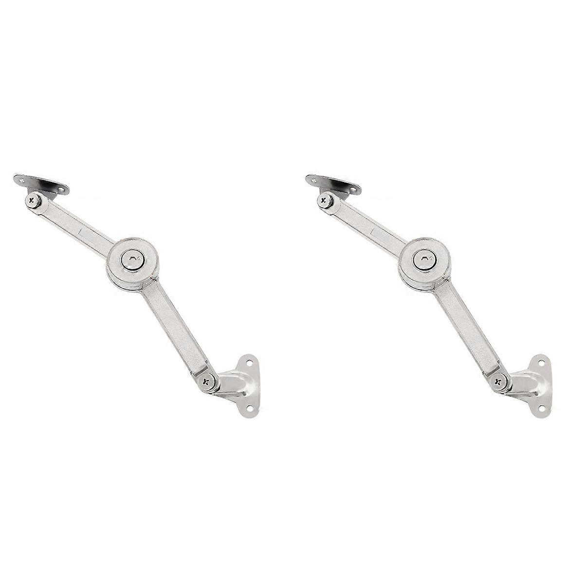 Kitchen cabinet door adjustable polished hinges, flip supports,A