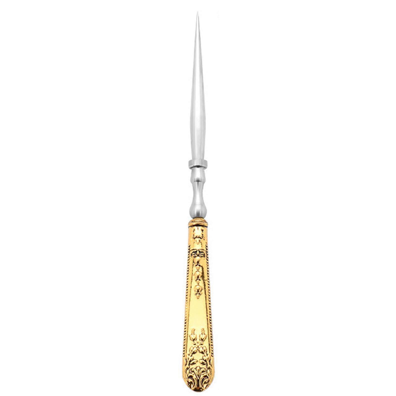 Practical AWL embroidery, European awl for projects, crafting, sewing gold
