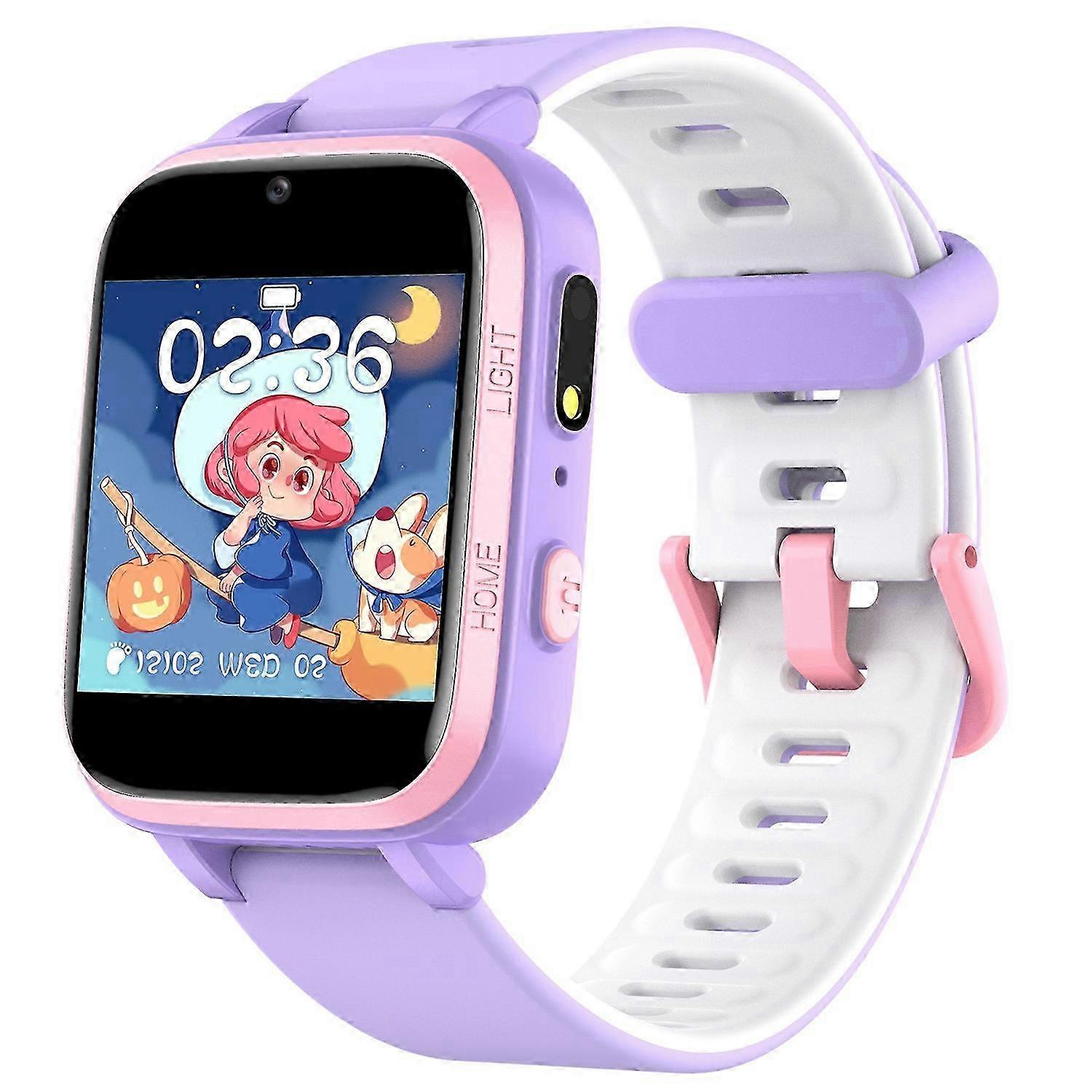 Type D Y90 PRO Kids Watch Waterproof Dual Camera Pedometer Flashlight Music Game for Students