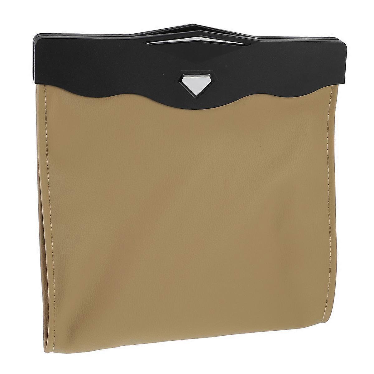 Auto Trash Accessories Khaki 30.5X28cm Space Saving 1Pcs