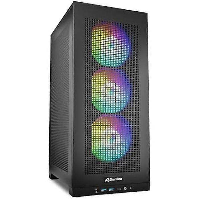PC Case - SHARKOON - Rebel C20 ITX - RGB - Optimal Cooling - Compact
