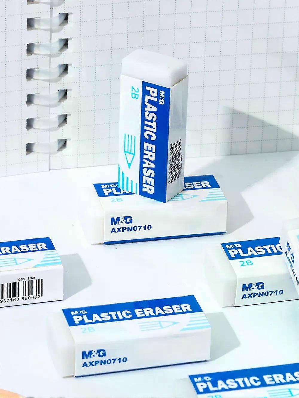 12 Pack 2B Small Eraser Student Exam Study Art Eraser School Start Stationery White