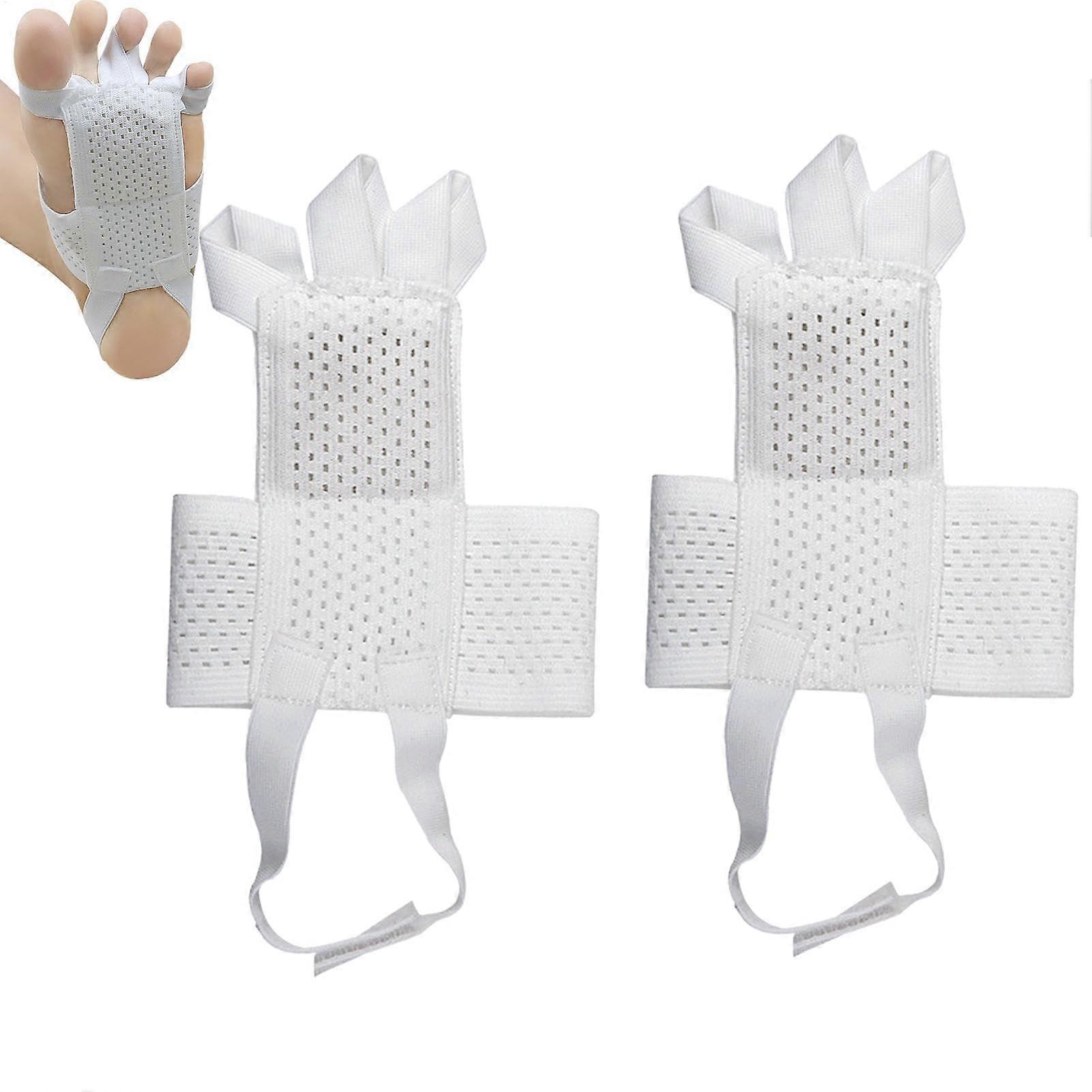 Toe Separator, Toe Separator, Elastic Toe Splitter, Breathable Toe Stretcher, Adjustable Toe Relief Band with Heel Strap for Sports Activities