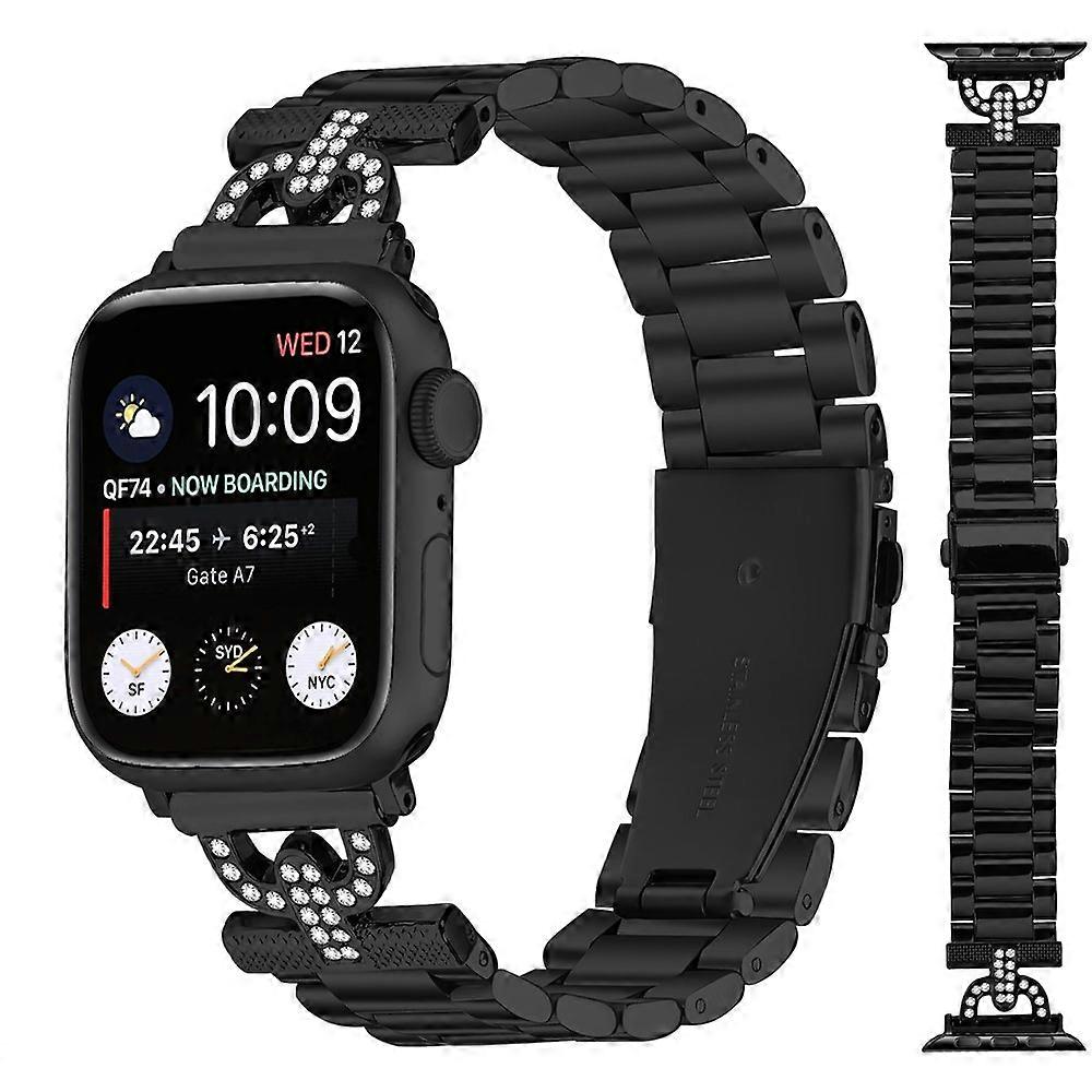 Colored Watch Strap Compatible For Apple Watch Series 10 Ultra 9 8 7 SE 6 5 4 3 2 1 46mm 49mm 45mm 44mm 42mm Metal Band D-Shape Rh