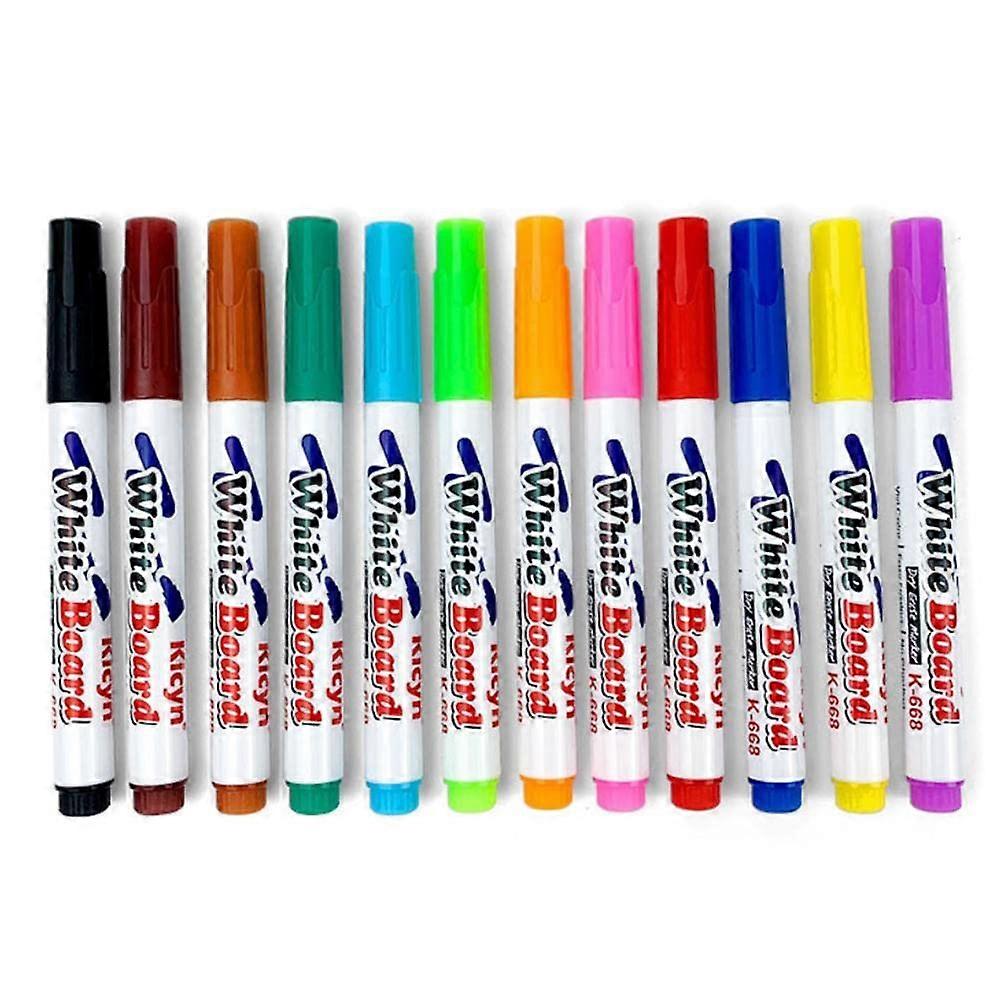 8/12 Pieces Magic Pens Set Water Painting Pen Advent Calendar (Type B 12 Colours)