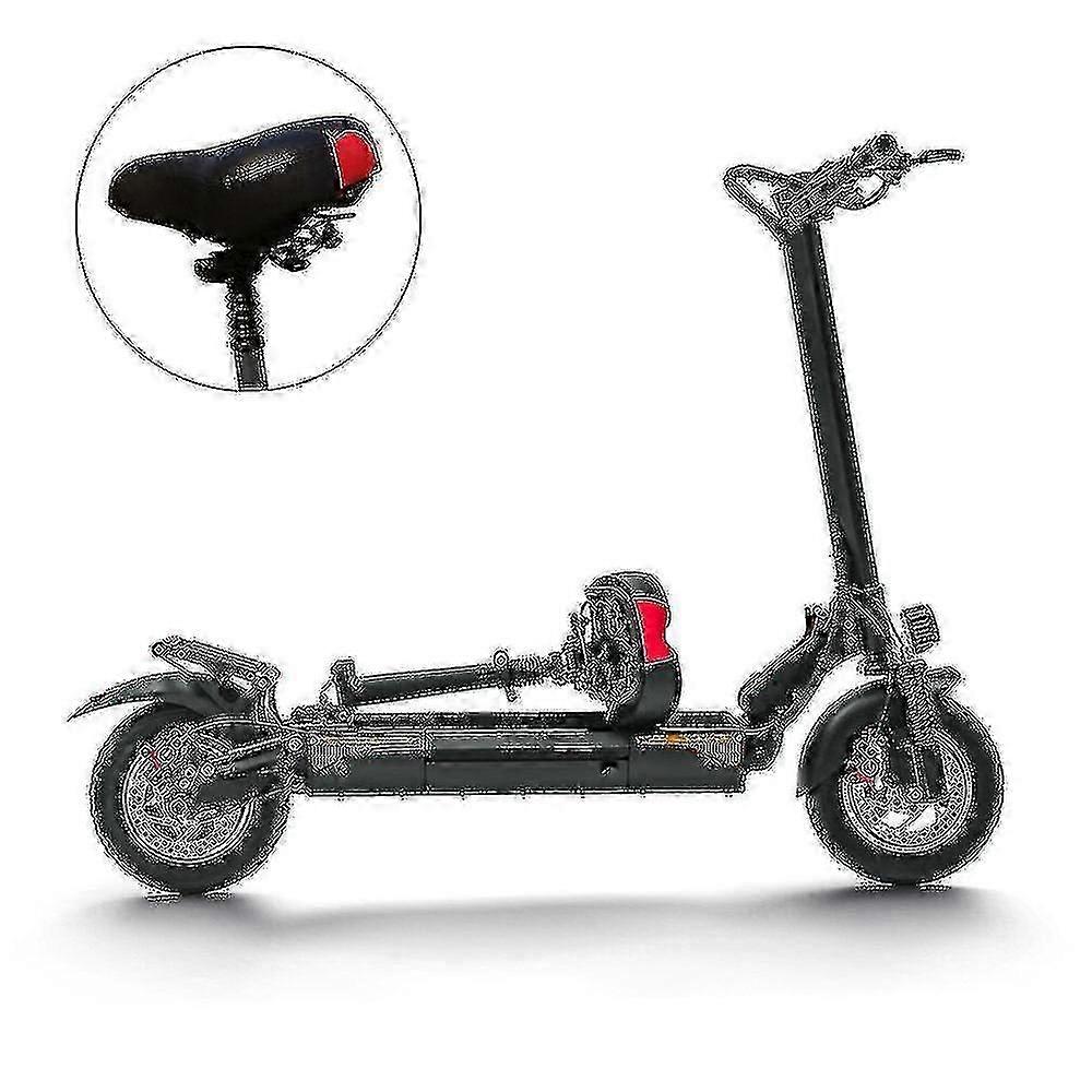 48vスクーターサドルシート通気性調節可能な衝撃吸収折りたたみ式電動スクーターチェアクッションL6用