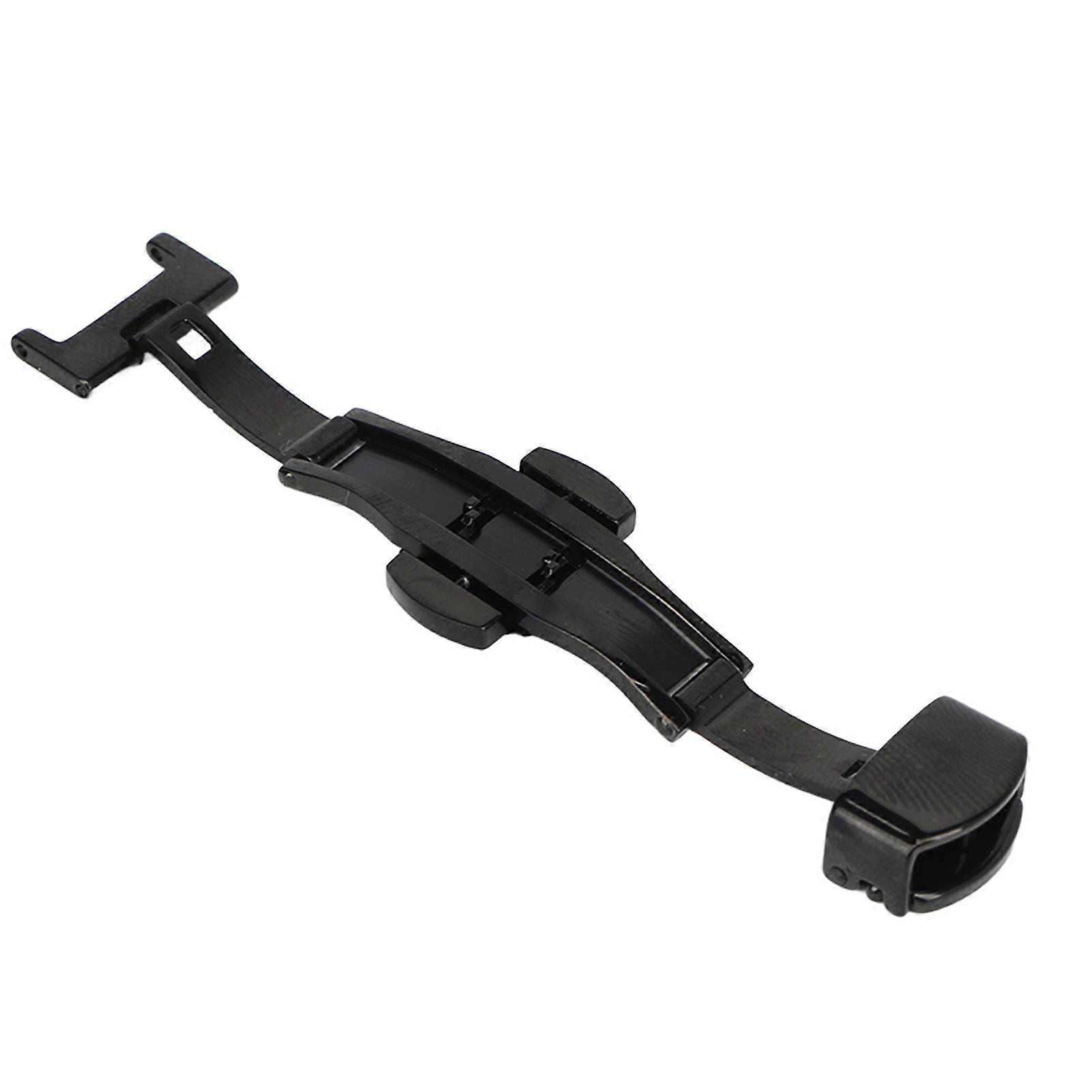 Watch Deployment Clasp Stainless Steel Double Push Button Watch Clasp Replacement Accessory for Watchmaker 20mm 