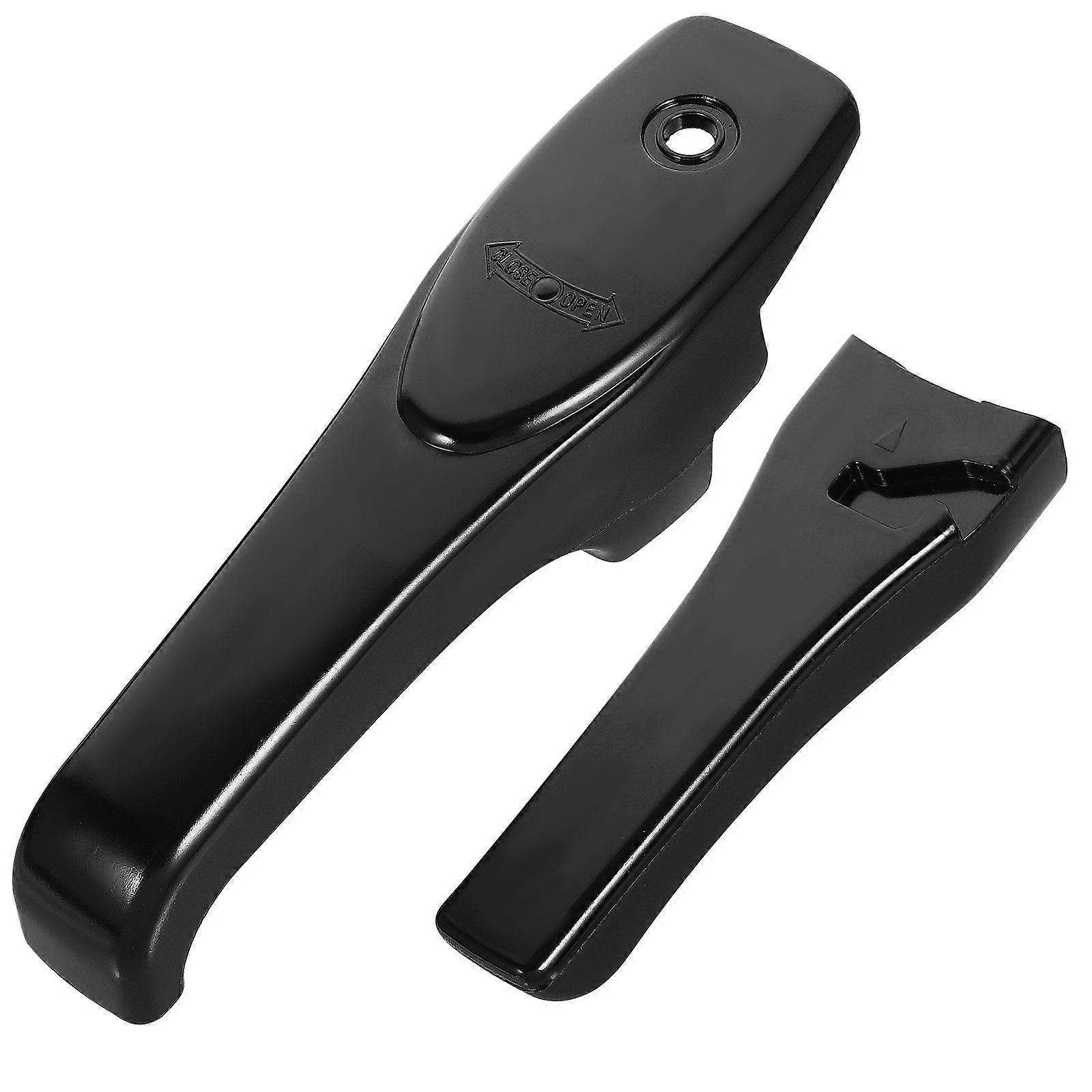 Universal Pressure Cooker Handle Replacement Ergonomic Nonslip Grip for Home Use Black Plastic 1