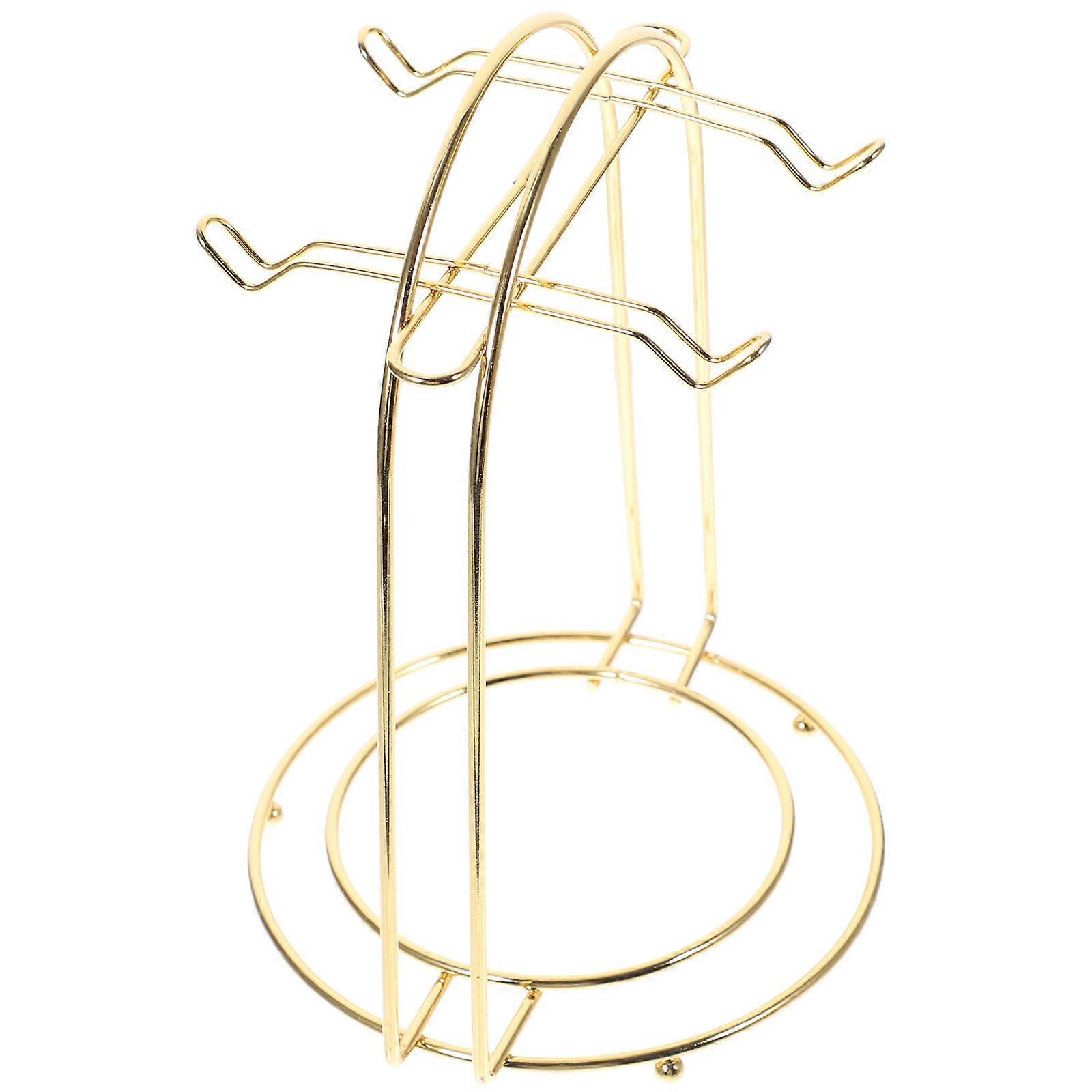 Stylish Glass Cup Drainer Rack with Base for Efficient Drying and Storage of Cups and Bottles