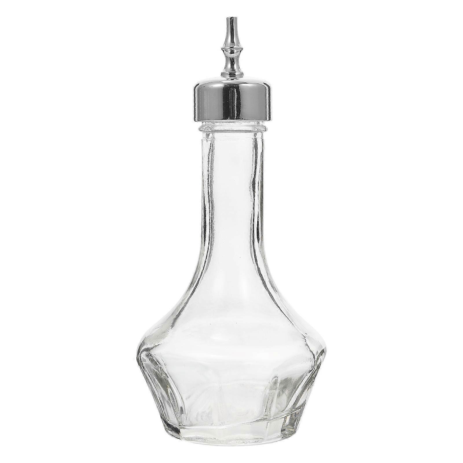 Practical Glass Cocktail Shaker for Bartending at Home or Bar Silver 1Pc