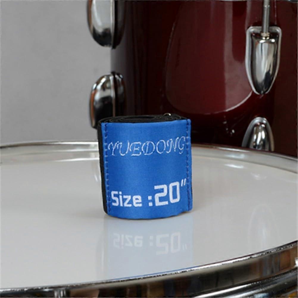 Dampening Solutions Elastic Tap and Ring Set 50.8 cm for Drums - Universal Fit for All Drum Sizes