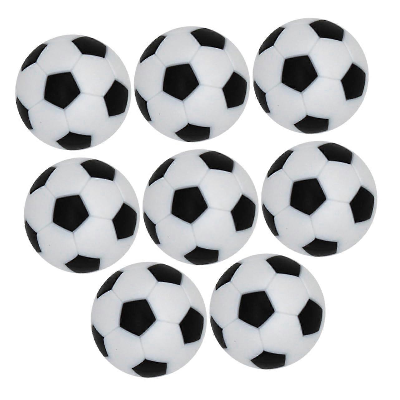 8 Pieces Mini Table Football Balls Replacement Balls for Desktop Football Game Compatible with Various Table Brands Accessories for Table Games