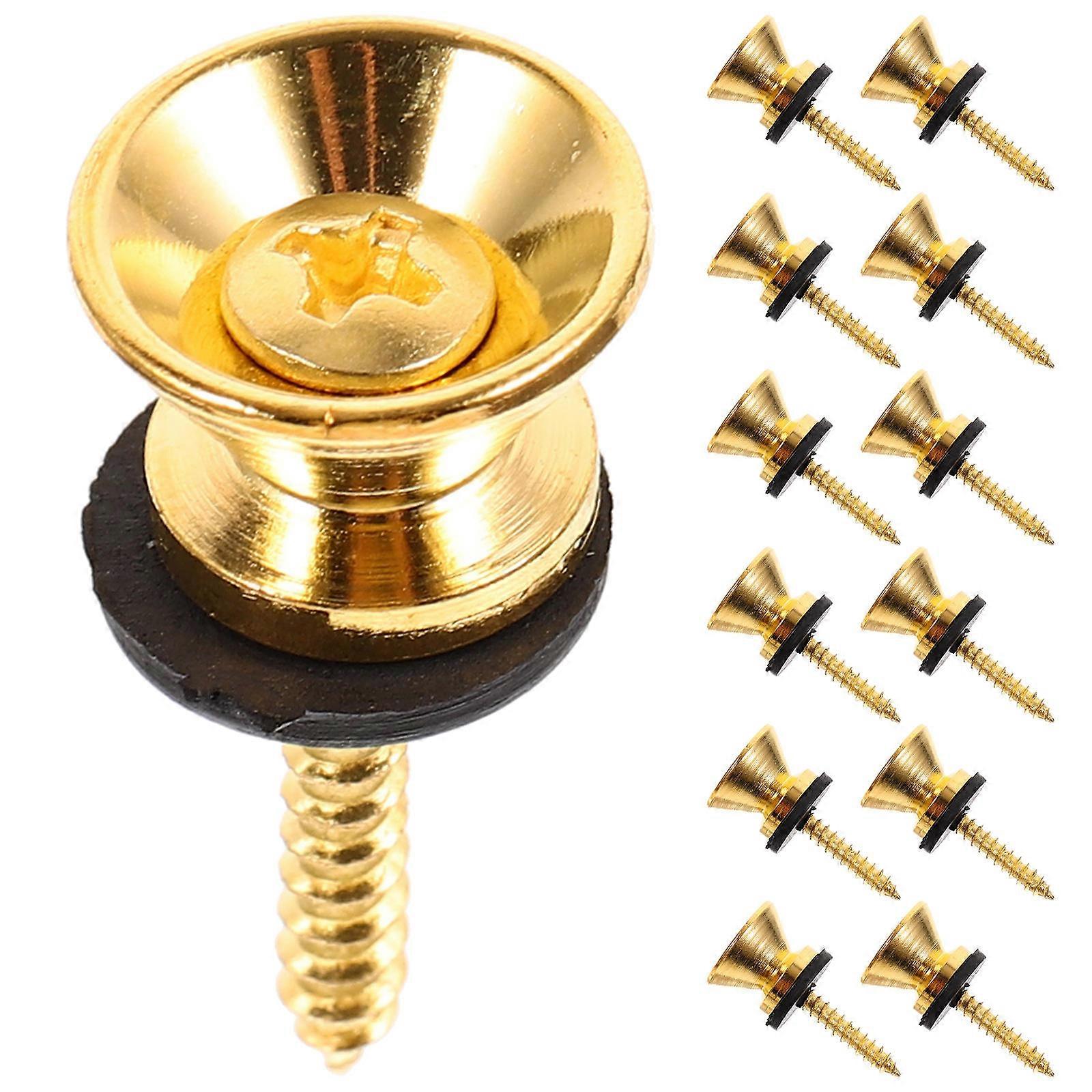 Bass Tail Buckle String Retention Tuning Accuracy Acoustic Electric Guitar 1.2x1.2x1.6cm 20Sets