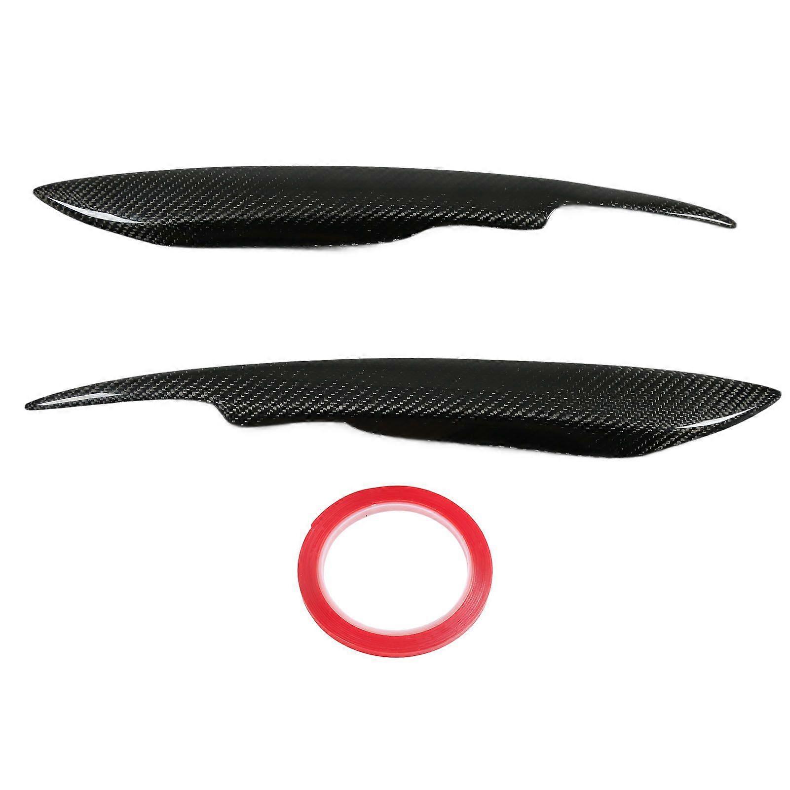 Car Front Headlight Eyebrows Decorative Headlamp Eyebrow Stickers Replacement for A4 S4 B7 2005?2008