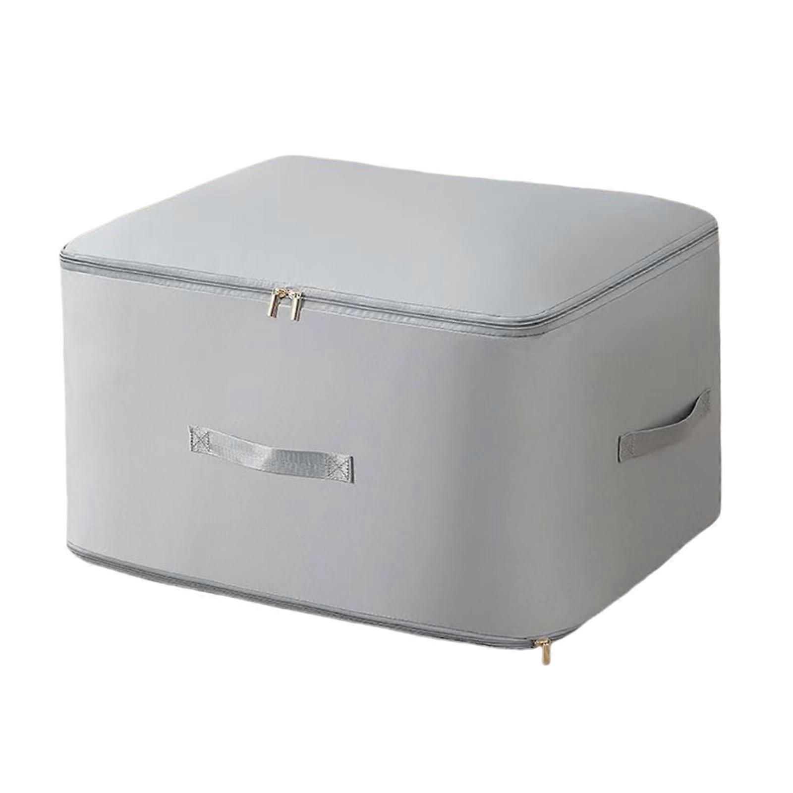 Self-Compressing Organizer LX Large-Capacity Storage Bag, Space-Saving Packing Cubes, Sturdy Moving Bag For Duvets, Gray