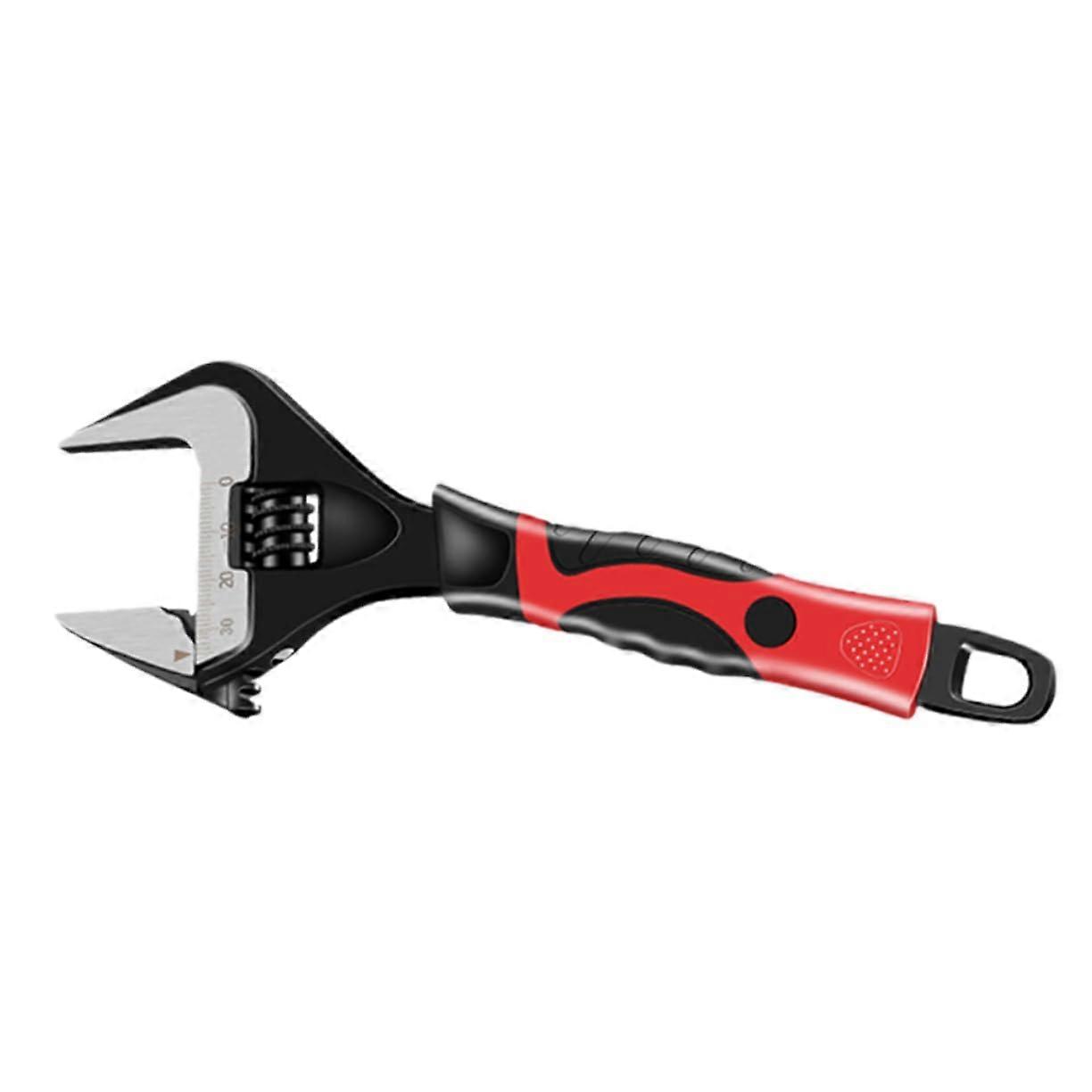 Short Grip Monkey Wrench Multifunctional Faucet Tool Wrench with Large Opening Range for Plumbing Installation and Pipe Assembly Adjustable Compact