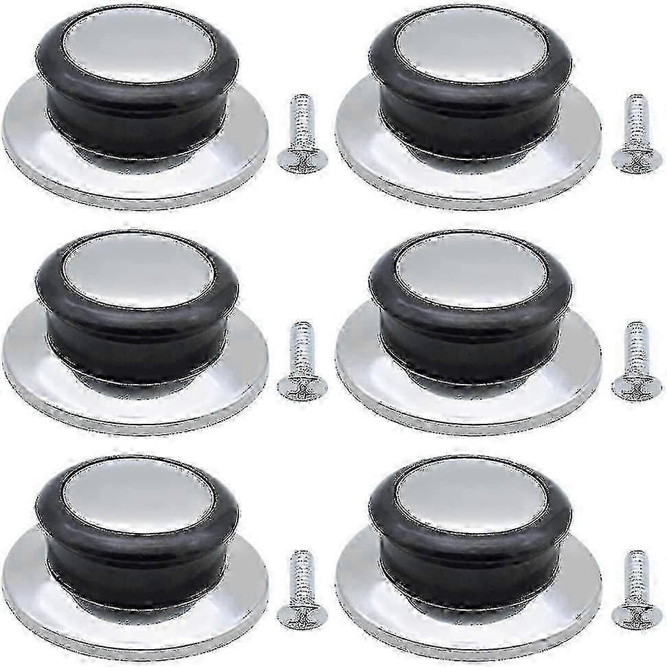 6pcs Pot Lid Knob, Universal Replacement Pan Lid Cookware Knob Handle--