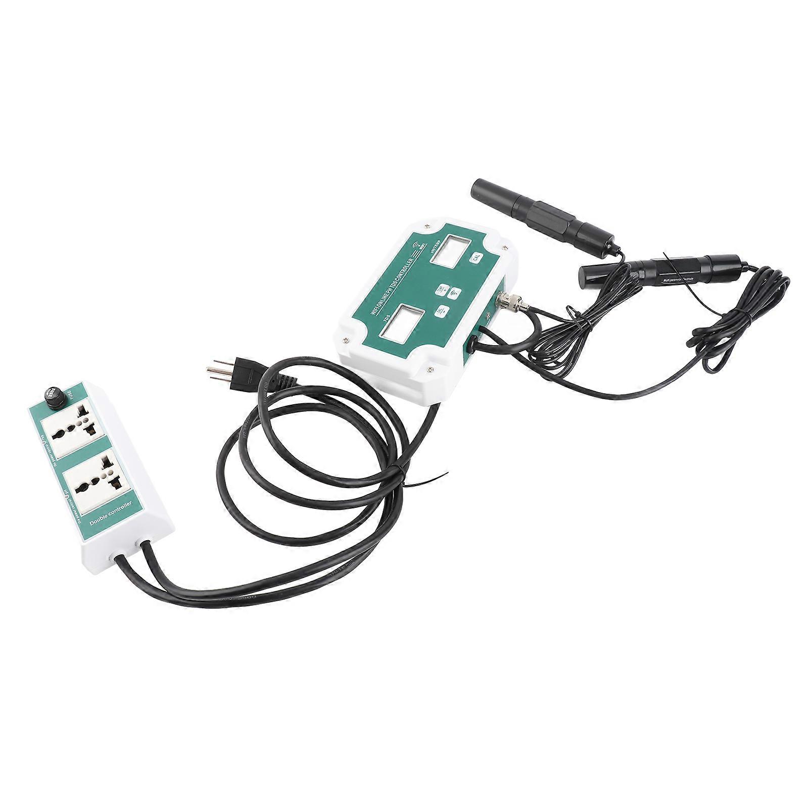 WiFi Online PH TDS Controller Professional 3 in 1 PH/TDS/TEMP Water Quality Detector PH Controller Water Quality Tester for Aquarium Hydroponics