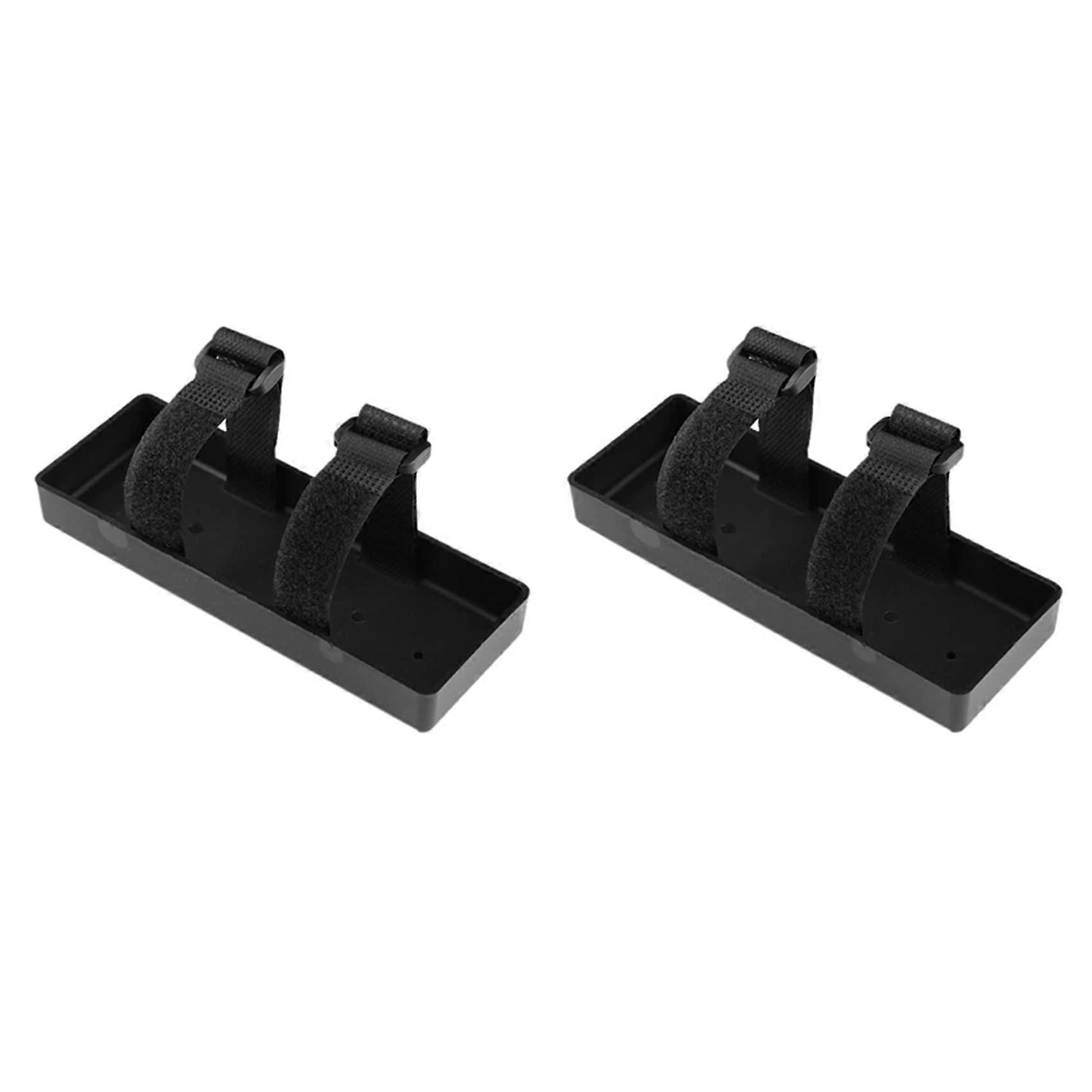 2X RC Battery Case For Axial SCX10 TRX-4 D90 1/8 1/10 Scale Black