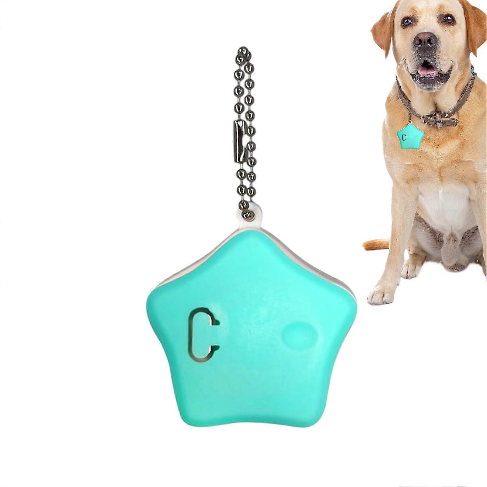 Rechargeable Dog Walking Light, USB Pet Safety Lantern in Pentagram Shape for Night Running and Cycling, Anti-Lost Flash Tag